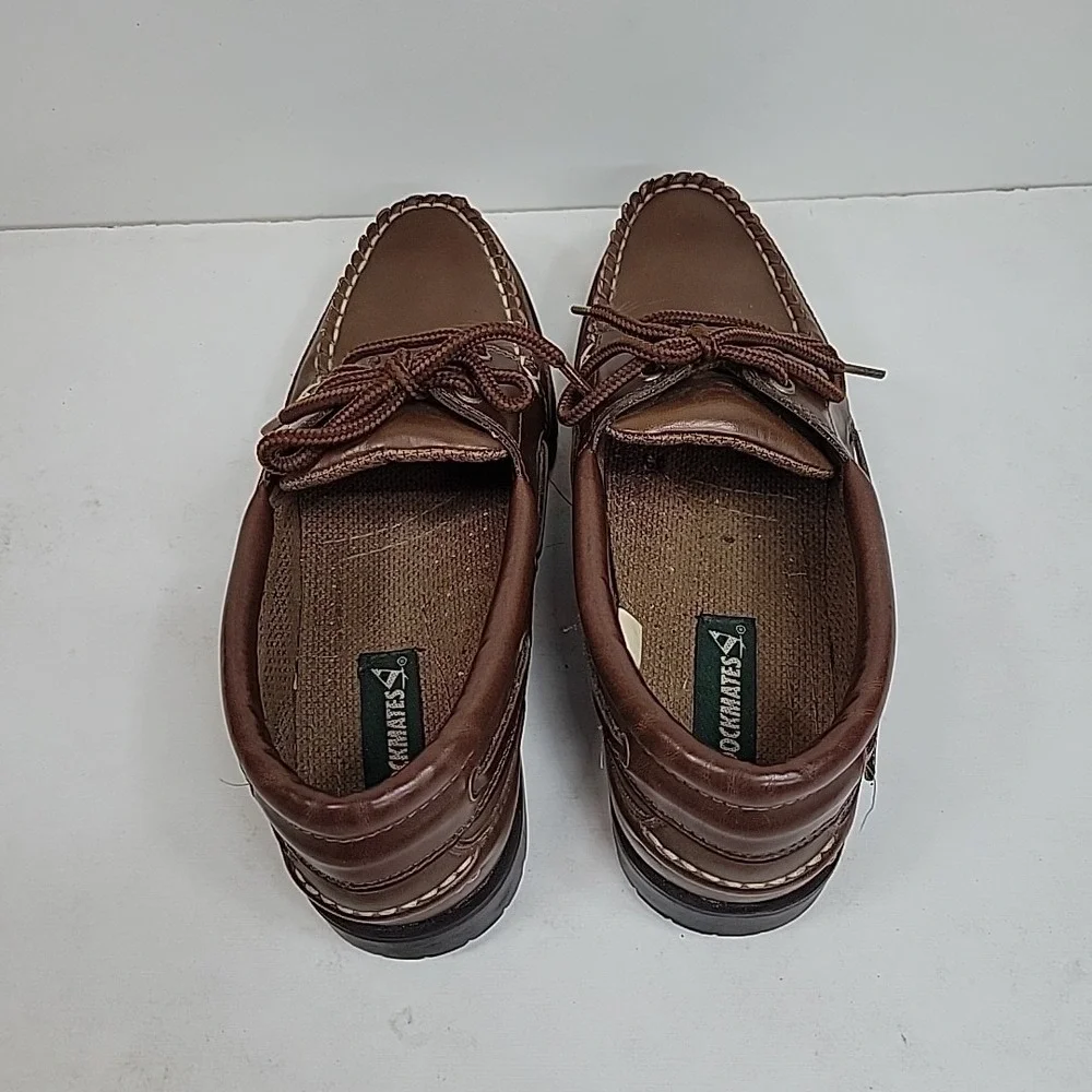 Dockmates Mens Loafers Size 7.5 Lace Up Preppy Hipster Boat Shoes Trendy Stylish